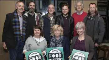  ??  ?? At the launch of the Local Food Network were food suppliers, back row: Des Thorpe, Alan Kennedy, Mervyn Morrison, Mick Walsh, Willie Considine and Phil Coffey. Front: Elaine Garde, Michelle Morrison and organiser Karen Nolan.