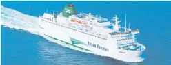  ??  ?? Irish Ferries’ Oscar Wilde currently runs between Ireland and France