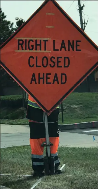  ?? MORNING SUN FILE PHOTO ?? The Gratiot County Road Commission has five major road and bridge projects, totaling about $1.7million, scheduled for this spring and summer, so motorists should expect to see a lot of orange cones soon.