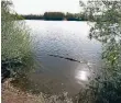  ?? FOTO: DPA ?? In dem rekultivie­rten Baggersee ertrank ein 18-Jähriger.