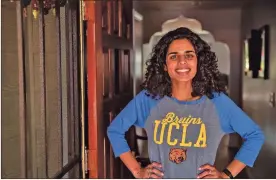  ?? Mel Melcon/Los Angeles Times/TNS ?? Meera Varma, 23, a senior at UCLA, has struggled with her mental health for years and has taken her experience­s to inspire her activism.