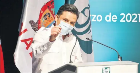  ?? VÍCTOR HUGO OLIVAS ?? > El director general del IMSS, Zoé Robledo Aburto.