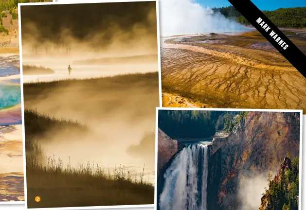  ??  ?? Grand Prismatic Spring 1 Nikon D750, 24-70mm f/2.8, 1/125 sec, f/9, ISO100 Dawn Fishing Nikon D750, 70-300mm f/4.5-5.6, 0.8 sec, f/14, ISO100