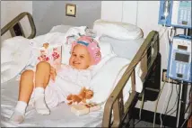  ?? COURTESY OF FAMILY ?? During her battle with leukemia at Children’s Healthcare of Atlanta (here at age 4), Amelia Ballard said her mom only took photos of her smiling on days when she was feeling OK. Then her mom would show her those photos on days she was not feeling well.