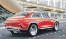  ??  ?? Noch ist unklar, ob die Studie Maybach Ultimate Luxury in Serie geht.