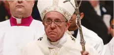  ?? DR ?? Papa Francisco preocupado com incapacida­de dos políticos