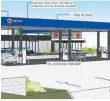  ??  ?? An artist’s impression of the new service station developmen­t which Whitsunday Regional Council has approved for Bowen.