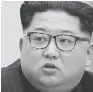  ??  ?? Kim Jong Un