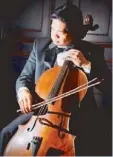  ??  ?? Cellist Antoni Josef Inacay