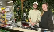  ?? ?? Jordan Carrodano et Margot Depré, deux jeunes Niçois, ont ouvert L’epicerie gourmande à Tende.