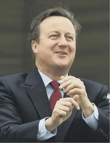  ??  ?? 0 David Cameron reportedly lobbied for loans to Greensill Capital, where he was an adviser