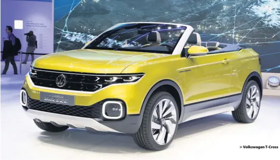  ??  ?? > Volkswagen T-Cross