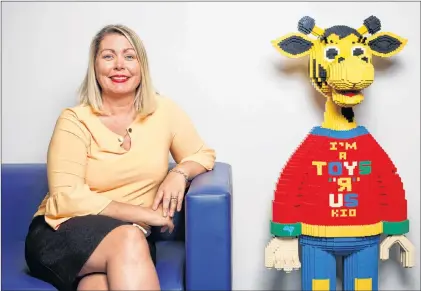  ?? CP PHOTO ?? Melanie Teed-murch, President of Toys “R” Us Canada poses for a portrait at the company’s head office in Vaughan, Ont., on Wednesday.