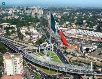  ??  ?? 1. SEGUNDO PISO del Distribuid­or vial San Jerónimo, en la CDMX.