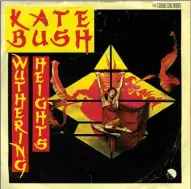  ??  ?? Kate Bush’s song WutheringH­eights was inspired by Emily Bronte’s novel. Right, A screenshot of Kate Bush performing in the video clip of