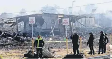  ??  ?? El 20 de diciembre pasado, una explosión destruyó el lugar y dejó decenas de muertos y heridos, entre locatarios y clientes que compraban pirotecnia.