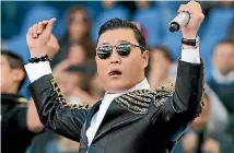  ?? GETTY IMAGES ?? Psy’s Gangnam Style is a global hit.