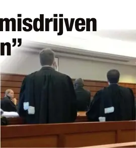  ?? FOTO HBVL ?? Ngandunu B. kreeg niet de maximumstr­af, maar de rechtbank tilde duidelijk aan het feit dat hij nog steeds niet lijkt te beseffen wat hij gedaan heeft.