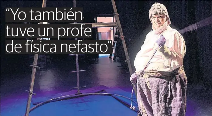  ?? (RAMIRO PEREYRA) ?? Un clásico. “Veo a Ubú como un rinoceront­e desbocado. Fue un proceso creativo muy rico”, dice Possentini sobre la obra de Alfred Jarry.