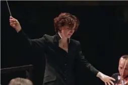  ??  ?? When Tania Miller joined the Victoria Symphony 13 years ago, she was the only Canadian female conductor of a major Canadian orchestra.