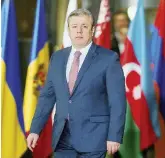  ?? Ansa ?? Rimosso dal suo “capo”
Il premier georgiano Giorgi Kvirikashv­ili, 50 anni, in carica dal 2015