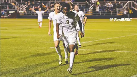  ?? ERNIE ARaNYOSI/EJAPHOTO.COM ?? David Egbo, 22, played three seasons at the University of Akron, collecting 21 goals in 35 starts and 56 appearance­s. He captained the club in his final season. The Nigerian-born striker is one of four MLS SuperDraft selections made by the Whitecaps on Thursday.