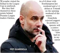  ?? ?? PEP GUARDIOLA