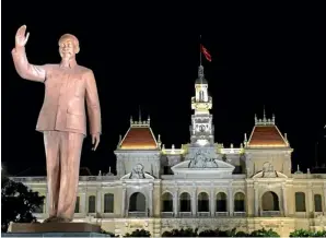  ?? PHOTO: RYAN EVANS/FAIRFAX NZ ?? The spirit of Ho Chi Minh, who lead the Vietnamese to victory over the West is everywhere.