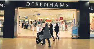  ?? Picture: Gareth Jennings. ?? Debenhams in Dundee’s Overgate Centre.