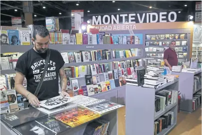  ?? Santiago filipuzzi ?? Una vista del stand “Montevideo, ciudad abierta”, en el Pabellón Amarillo