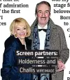  ?? WIREIMAGE ?? . Screen partners: . Holderness and . Challis