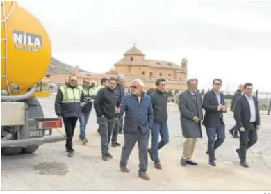  ?? D. A. ?? Foto de archivo de las obras ejecutadas en la urbanizaci­ón del Santuario de la Virgen del Saliente.