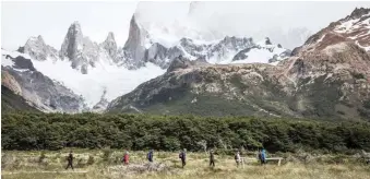  ??  ?? ARGENTINA’S Patagonia El Chalten Glacier National Park.