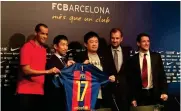  ??  ?? Legendary players like Rivaldo and Belletti showed up for the reveal.