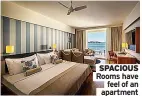  ?? ?? SPACIOUS Rooms have feel of an apartment