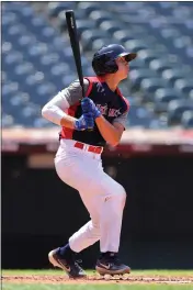  ?? ALEX TRAUTWIG — GETTY IMAGES ?? A’s draft pick Tyler Soderstrom has signed with the team. A catcher from Turlock, Soderstrom was picked 26th overall in the 2020 MLB Draft.