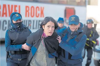  ?? TRILCE REYES ?? Tras los incidentes. Los nueve detenidos serán interrogad­os en las primeras horas de hoy.