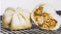  ?? ?? STEAMY BUNS Turn your leftover pares into quapao by stuffing it in Chinese steamed buns