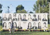  ?? MATIAS J. OCNER mocner@miamiheral­d.com ?? In February, a memory wall was revealed during a ceremony honoring 17 massacre victims.