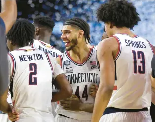  ?? GREGORY SHAMUS/GETTY ?? Andre Jackson’s unique leadership style maybe the hardest thing for UConn men to replace as the Huskies go for a repeat.