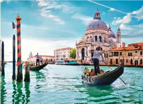  ?? ?? VENICE PRICES
A scheme coming into effect January 16, 2023, will require tourists in Venice to pay anywhere between €3 (₹247) and
€10 (₹823) to enter the city depending on tourist inflow. The higher the demand to enter, the higher the price.