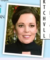  ?? ?? THIS WEEK: OLIVIA COLMAN