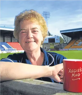  ?? Picture: Graeme Hart. ?? Stalwart: Aggie Moffat spent 27 years looking after St Johnstone players and staff.