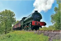  ?? MATT DITCH ?? Tanfield Railway ‘Austerity’ 0-6-0ST No. 49 was back in action over the late May bank holiday weekend after some 14 months out of use. The loco, which is to visit the North Tyneside Steam Railway in July, is pictured with a service train on May 31.