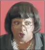  ??  ?? DIANE ABBOTT: ‘I have never had such a horrible experience as I had in Derby last week.’