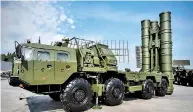 ??  ?? The Russian S-400 anti-aircraft missile launching system that Turkey plan to purchase that is a source of tension with the US. (AFP)