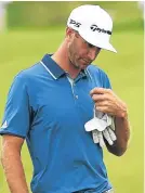  ??  ?? World No. 1 Dustin Johnson missed the cut at Erin Hills.