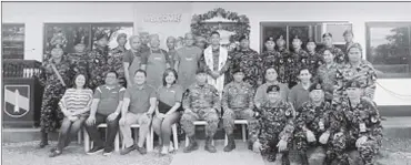  ??  ?? Photo shows (middle row) Maricar Bautista, Aboitiz Equity Ventures assistant vice president for media relations; Danny Cerence, Aboitiz Foundation assistant vice president for operations; Martin Yasay, AEV vice president for government relations;...