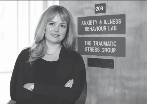  ?? TROY FLEECE ?? Aida Thorisdott­ir, a doctoral student in clinical psychology at the University of Regina, has developed an online treatment for adults exposed to bullying — either as children or more recently in their workplace. “Bullying among adults is often a...