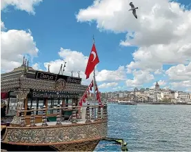  ??  ?? A boat trip is a great way to see Istanbul from a different perspectiv­e.